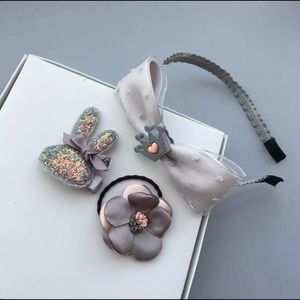 Girl hair accessories set